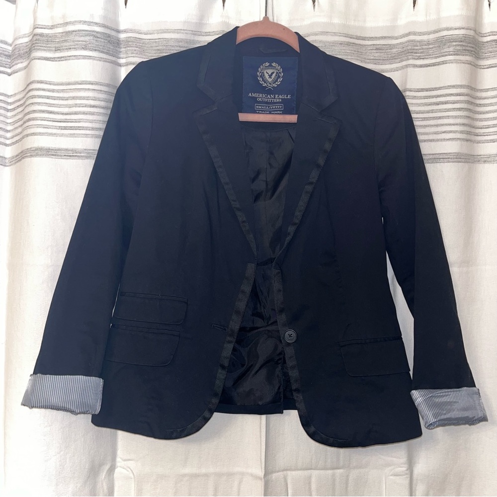 Black Blazer American Eagle Outfitters